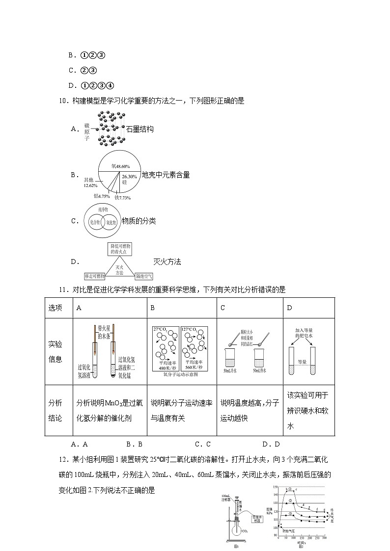 2023-2024学年初三化学期末模拟试卷第3页