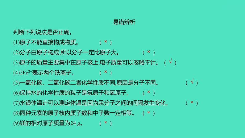 2024中考一轮复习 鲁教版化学 教材基础复习 第四单元 第二节 物质组成的表示 课件第7页