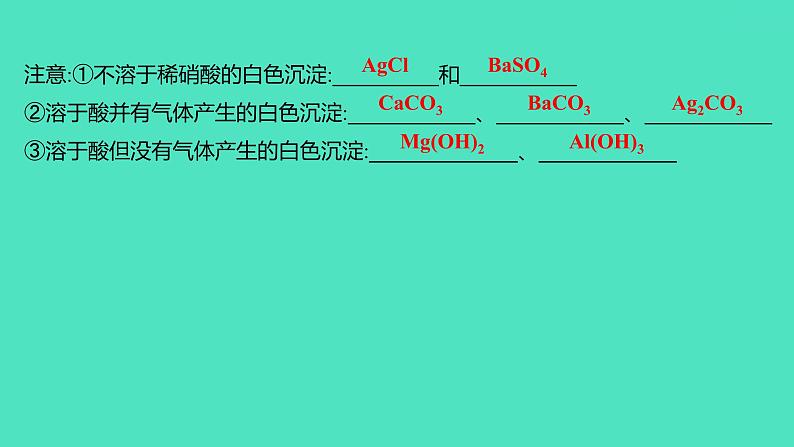 2024中考一轮复习 鲁教版化学 热考专题 专题三 物质的推断 课件第4页