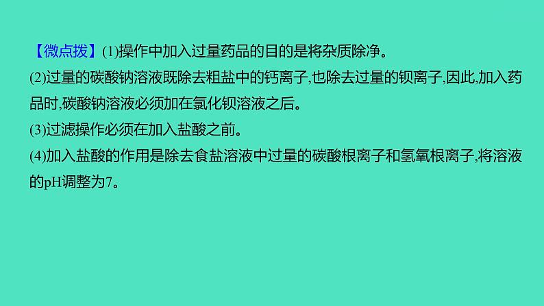 2024中考一轮复习 鲁教版化学 教材基础复习 第八单元 海水中的化学 课件第7页