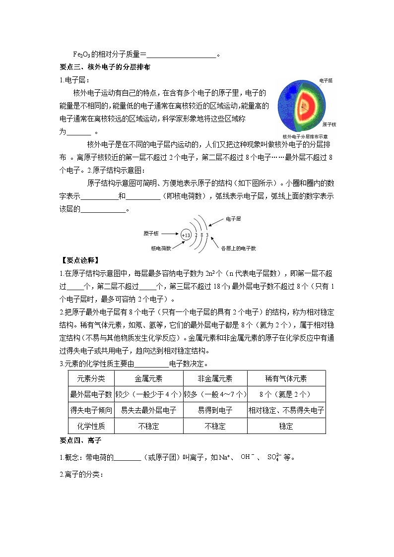 第11讲 构成物质的基本微粒(2)-【暑假弯道超车】2023年新九年级化学暑假讲义(沪教版·全国)03