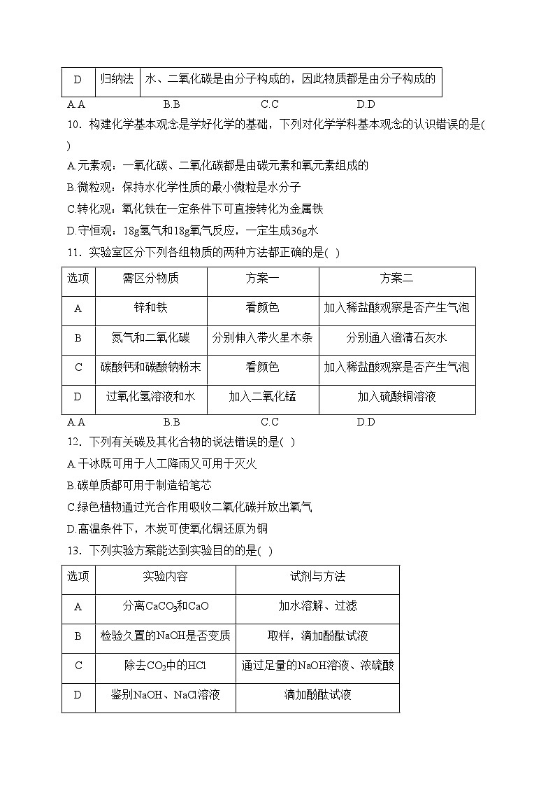 内蒙古自治区赤峰市红山区2022-2023学年九年级下学期4月月考化学试卷(含答案)第3页