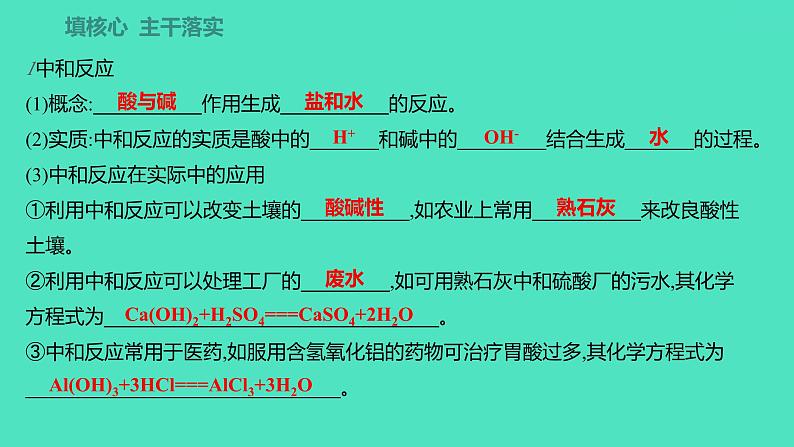 2023-2024学年九年级全一册化学人教版 第十单元 课题2 第1课时 中和反应 课件02