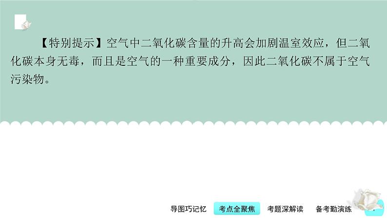 中考化学一轮复习基础过关课件第14讲 化学与环境污染和保护(含答案)第7页