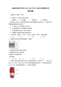 河南省信阳市平桥区2023-2024学年九年级上册期末化学模拟试卷（附答案）