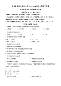 2024年山东省青岛市市北中学中考一模化学试卷（原卷版+解析版）