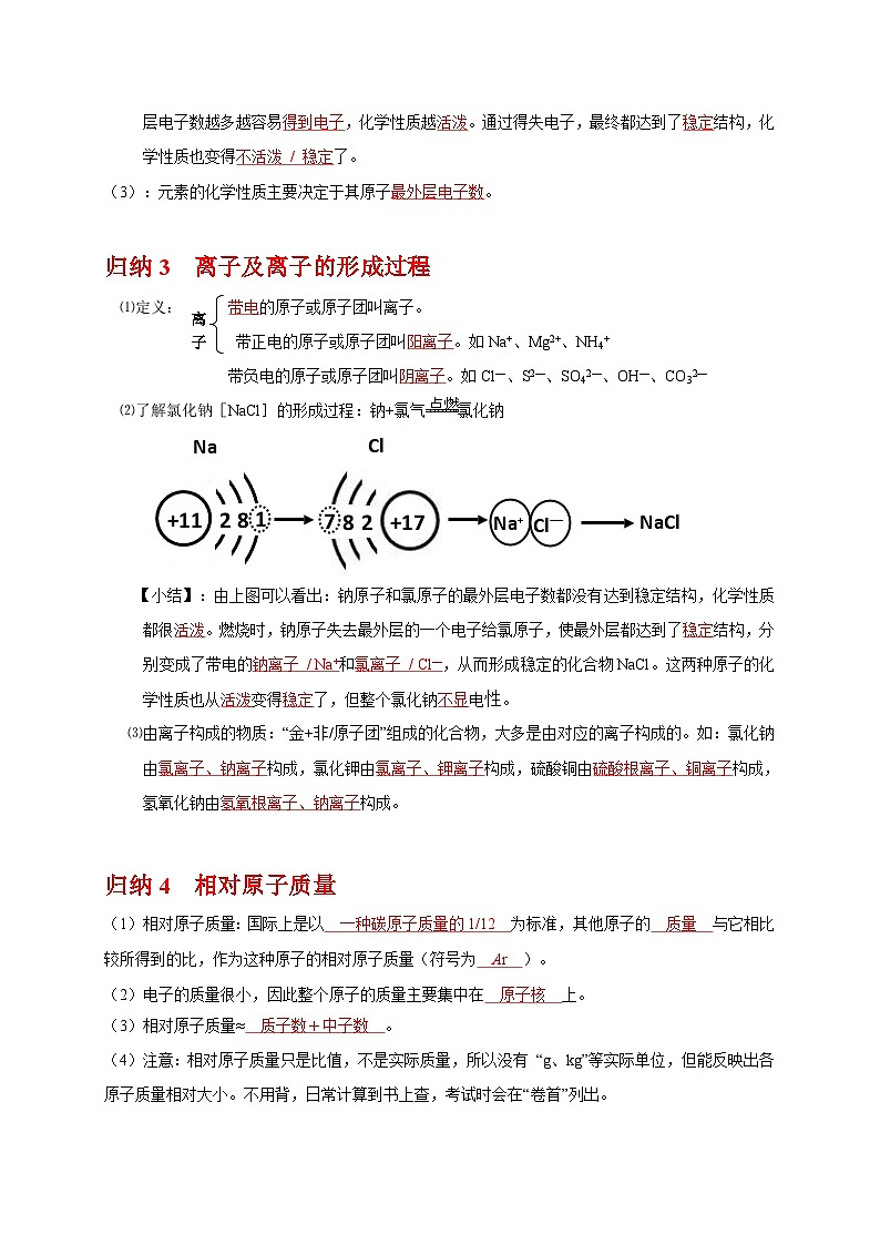 (18-22)五年中考化学真题分项汇编考点 08 原子结构(含解析)第3页
