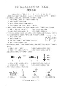 2024年安徽省合肥市庐江县中考一模化学试题