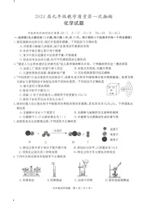 2024年安徽省合肥市庐江县中考一模化学试题