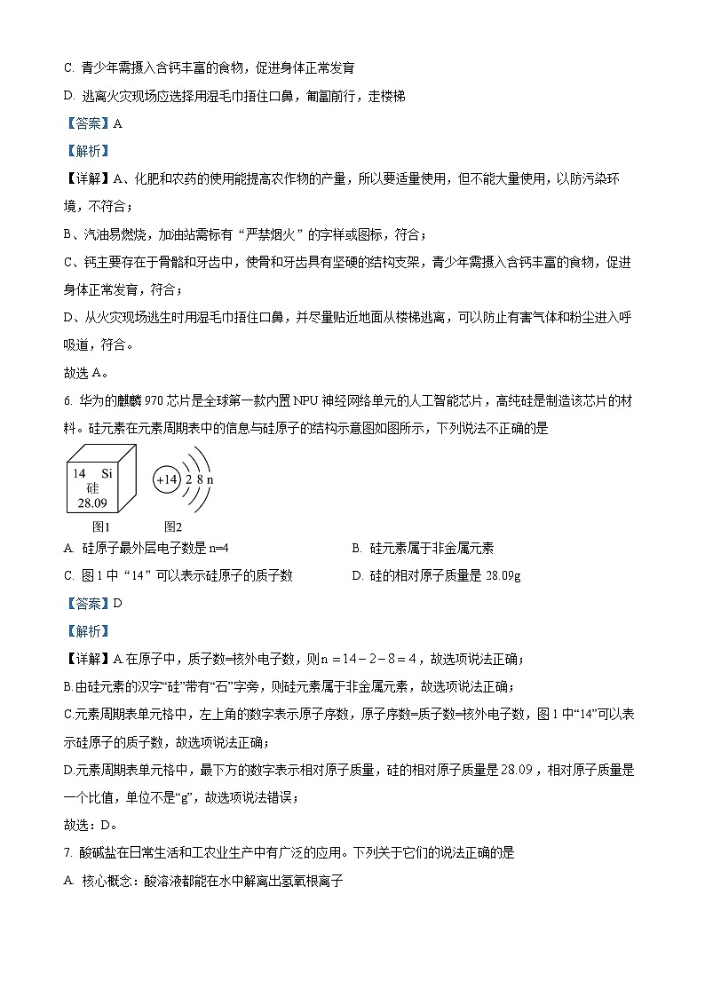 2024年江西省赣州市信丰县中考一模化学试题(原卷版+解析版)03