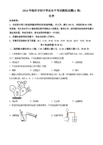 2024年山东省临沂市初中学业水平考试模拟化学试题（A）（原卷版+解析版）