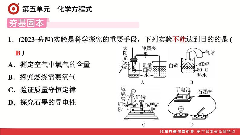 第5单元 化学方程式课件-中考化学二轮复习02