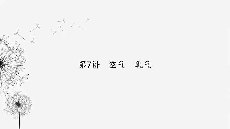 中考化学复习第三单元身边的化学物质第七讲空气氧气课件第2页