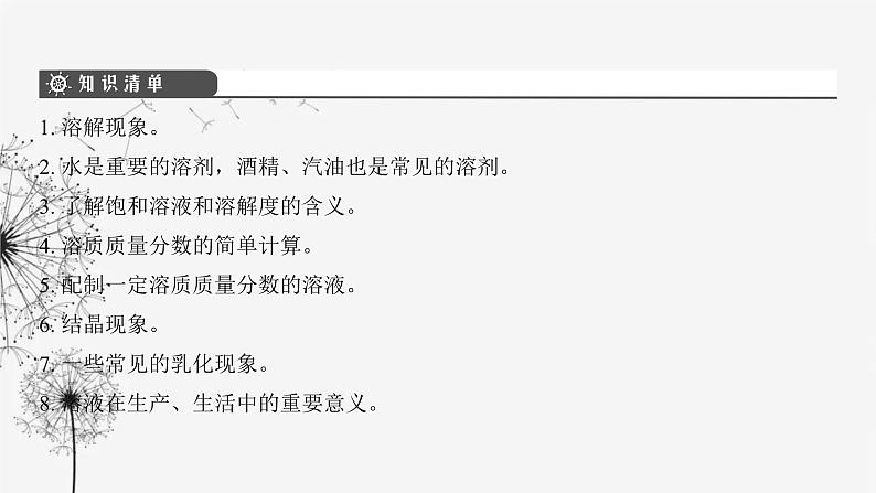 中考化学复习第三单元身边的化学物质第九讲溶液课件第3页