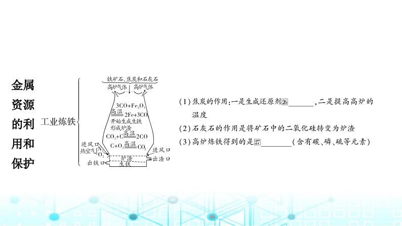 中考化学复习第八单元金属和金属材料第一课时金属材料 金属资源的利用和保护课件07