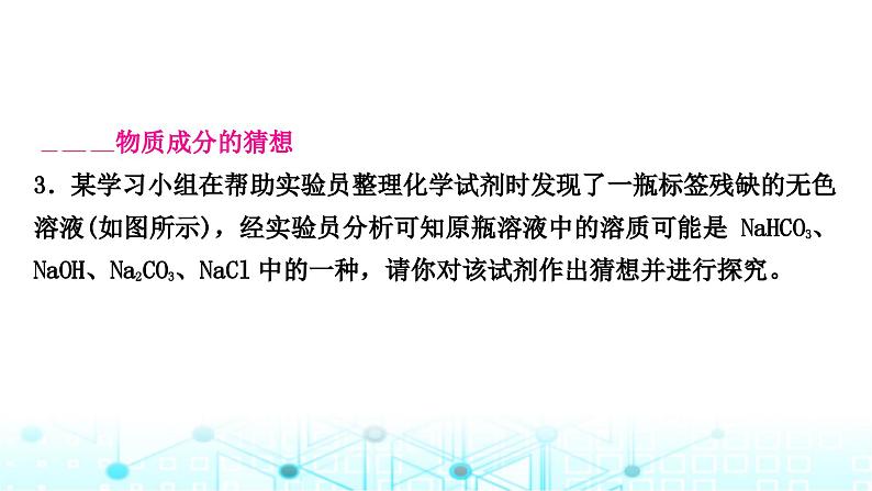 中考化学复习题型突破七项目式探究题(实验探究)课件第8页