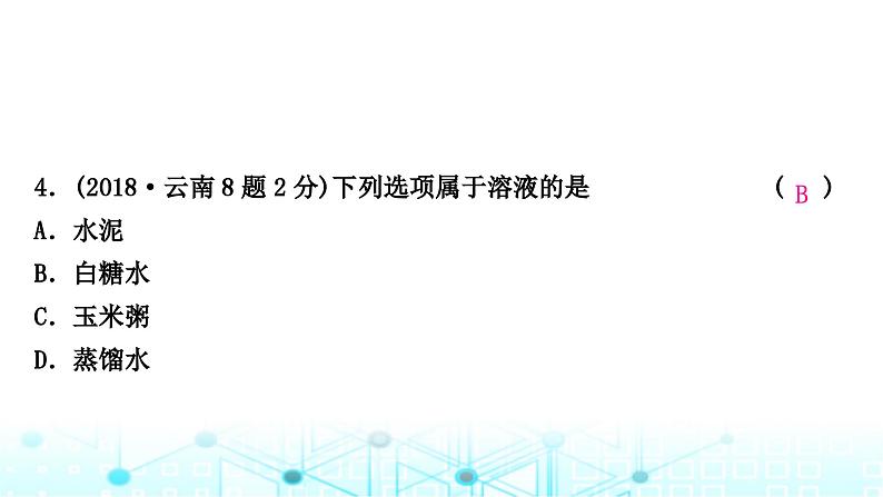 中考化学复习第九单元溶液课件05