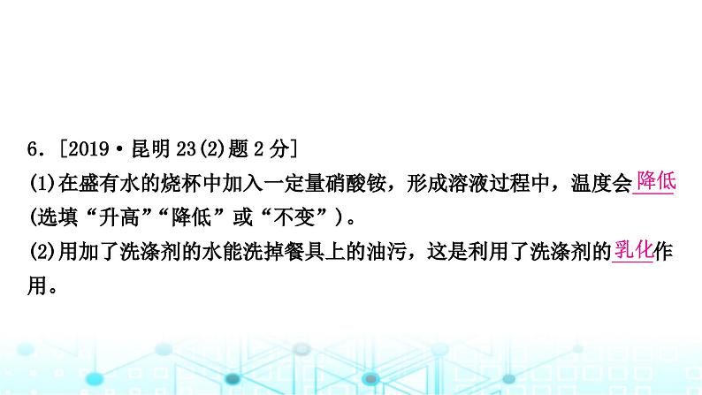 中考化学复习第九单元溶液课件07