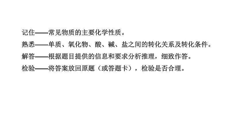 中考化学复习专题突破二物质间的作用与转化(第1课时)课件第2页