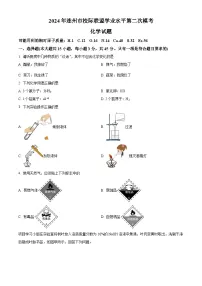2024年广东省清远市连州市九校中考二模化学试题（原卷版+解析版）