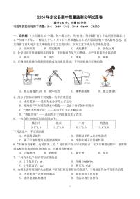 湖南省永州市东安县2023-2024年学年九年级下学期期中质量监测化学试题(1)