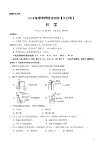 2024年中考押题预测卷（长沙卷）化学（考试版）