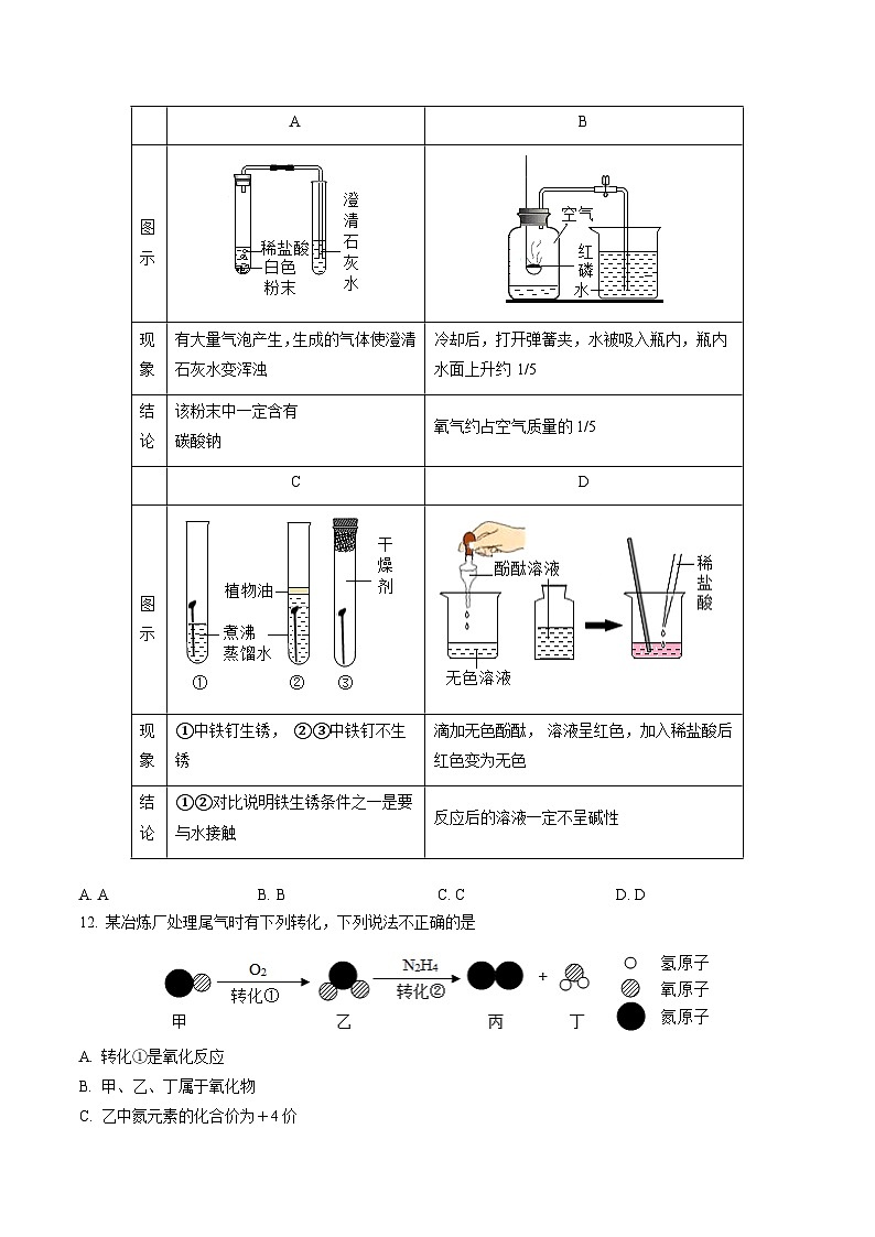 化学(南京卷)(考试版A4)第3页