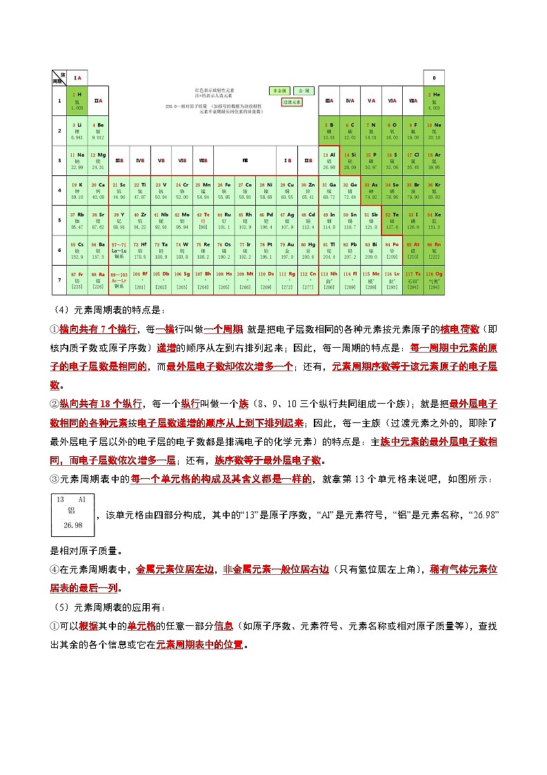 2024年人教版化学九年级上册3.3 元素(考点解读)(原卷版+解析版)03