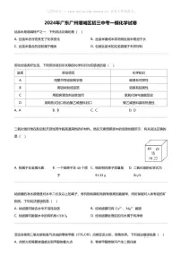 2024年广东广州增城区初三中考一模化学试卷