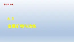 2024九年级化学下册第6章金属6.3金属矿物与冶炼课件（科粤版）