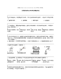 江西省新余市2024年中考化学模拟考试