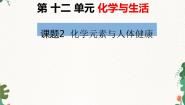 初中化学人教版九年级下册课题2 化学元素与人体健康教课课件ppt