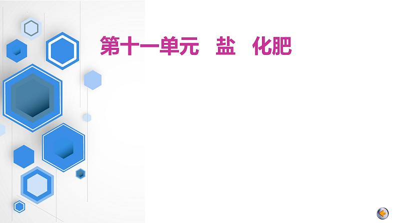第11单元 盐和化肥(课件)2025年中考化学一轮复习讲练测第1页