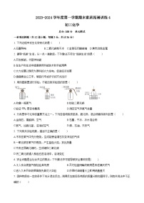 四川省南充市营山中学2023-2024学年九年级上学期期末素质拓展训练化学试卷