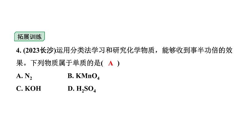 2024福建中考化学二轮中考题型研究 专题七 物质的分类(课件)第5页