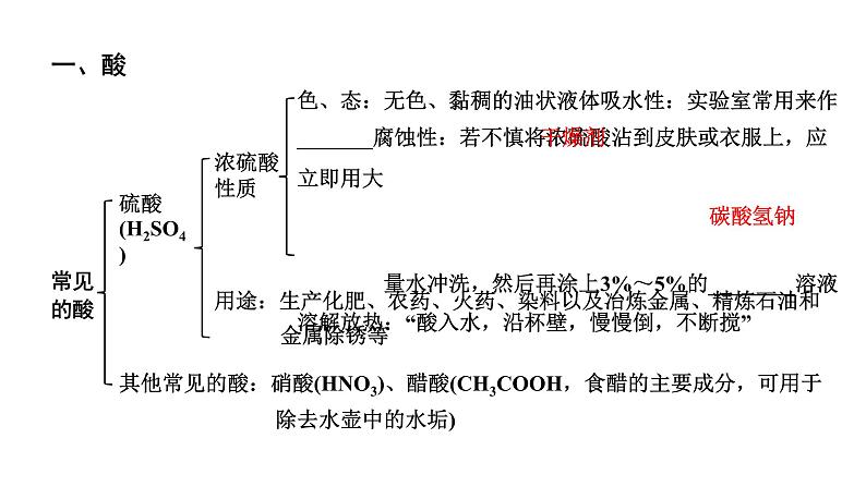 2024北部湾经济区中考化学二轮复习主题一 常见的酸和碱 (课件)第4页