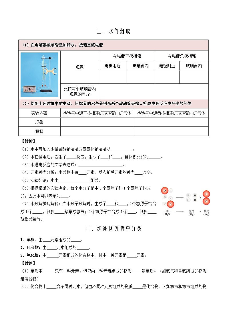 第15讲 水的组成(人教版)-新九年级化学暑假衔接讲义(教师版+学生版)02