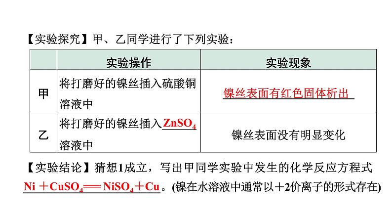 2024山东中考化学二轮专题复习 微专题 金属活动性顺序的验证及探究(课件)08