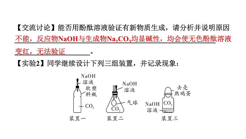 2024山东中考化学二轮专题复习 微专题 无明显现象的探究(课件)07