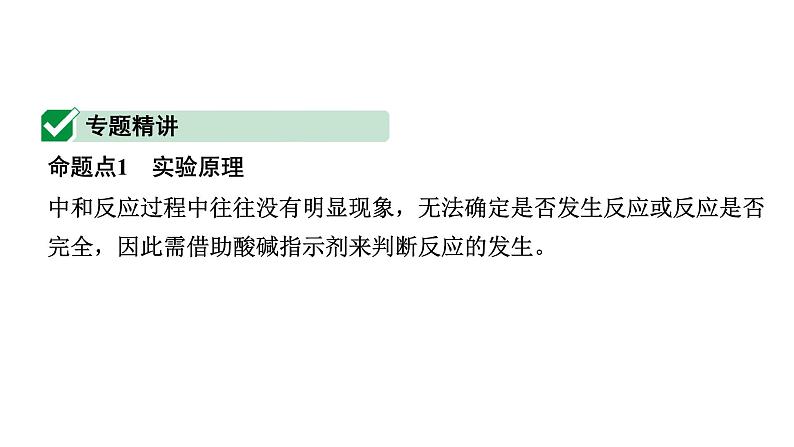 2024山东中考化学二轮专题复习 微专题 中和反应及反应后溶液成分的探究(课件)02