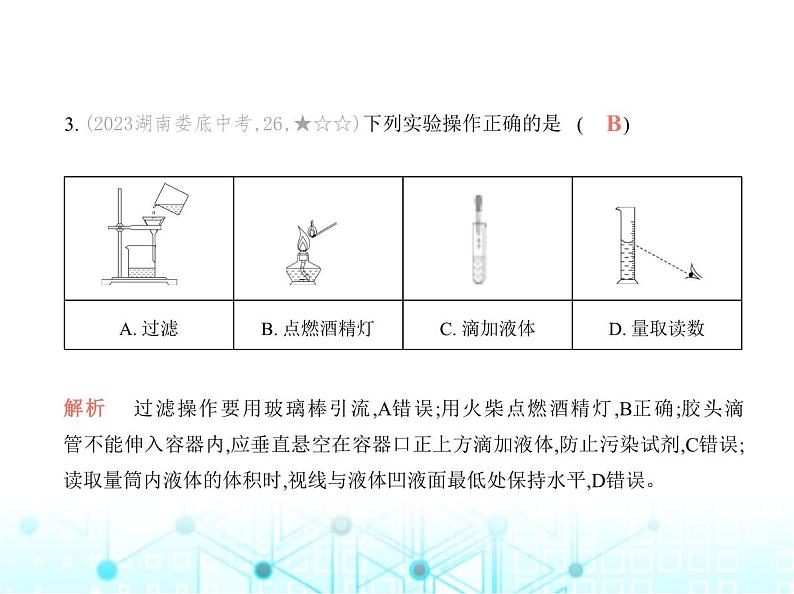 沪教版初中九年级化学上册期末素养综合测试卷(一)课件第4页