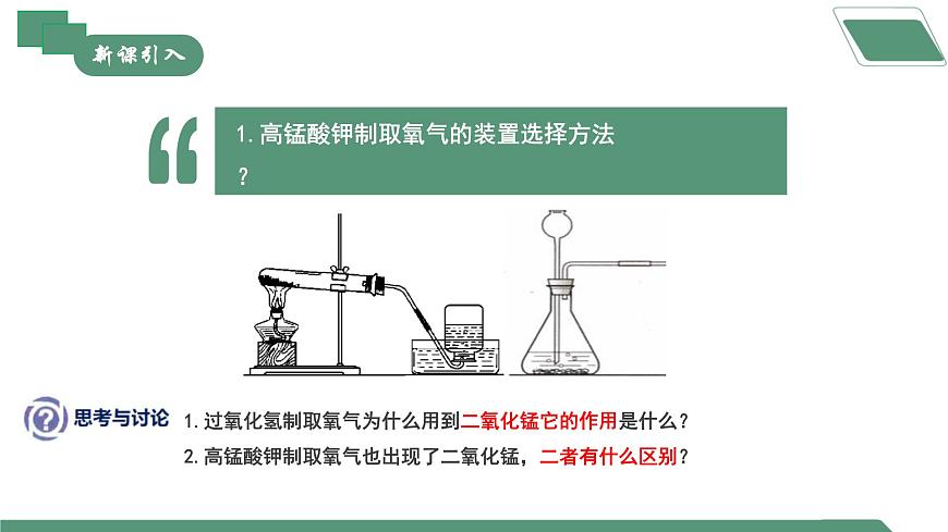 【核心素養(yǎng)】課題3第2課時《制取氧氣》課件PPT第3頁