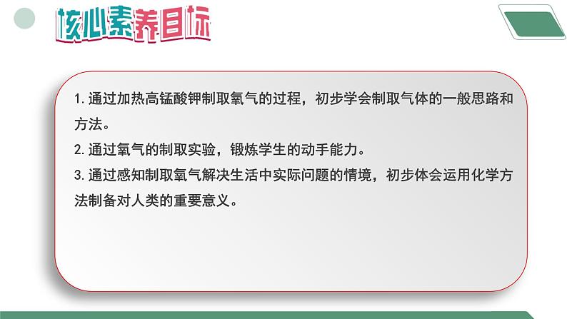 【核心素养】实验活动1氧气的实验室制取与性质课件PPT+教学设计+同步练习(含答案和教学反思)02