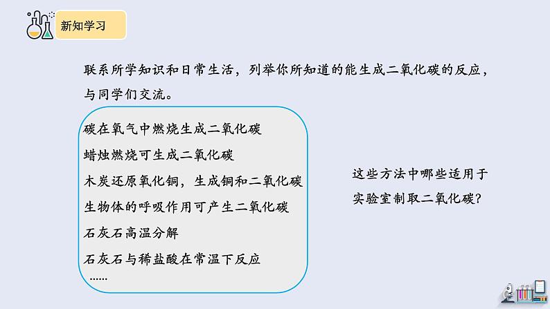 6.2 二氧化碳制取的研究 课件2023-2024学年初中化学人教版九年级上册第5页