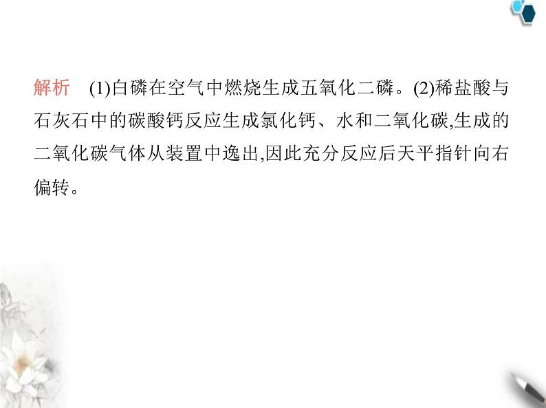 鲁教版初中九年级化学上册第五单元定量研究化学反应第一节化学反应中的质量守恒课件第7页