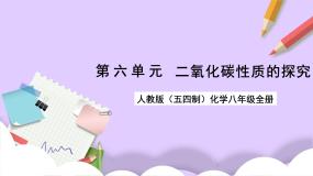 人教版（五四制）八年级全册化学   第6单元整理与复习-二氧化碳性质的探究课件