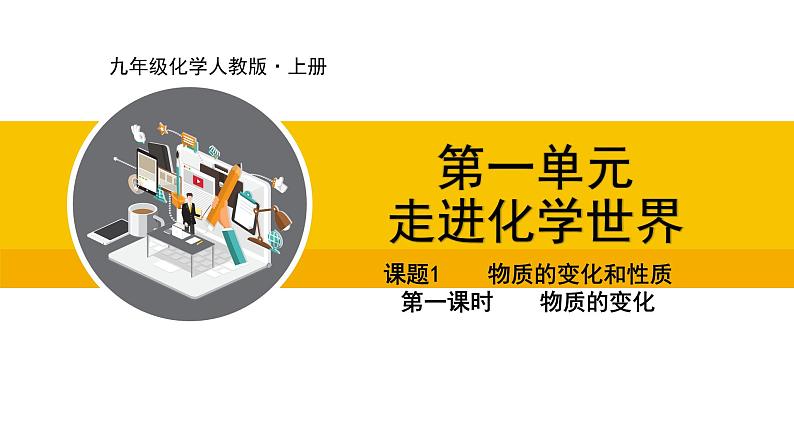 人教版(2024)九年级化学上册课件 1.1.1 物质的变化第1页