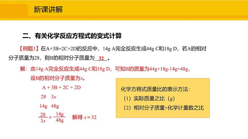 人教版(2024)九年級化學上冊課件 5.2.3 根據(jù)化學方程式進行簡單計算第6頁