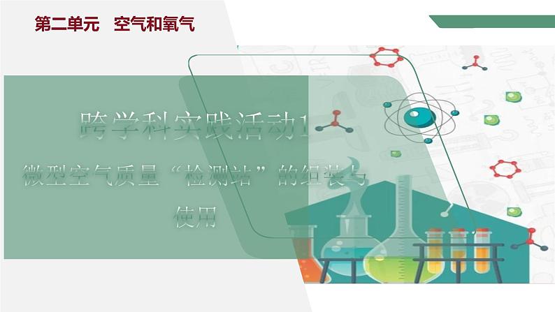 【核心素养】跨学科实践活动1 微型空气质量“检测站”的组装与使用课件PPT+教学设计+同步练习(含答案和教学反思)01