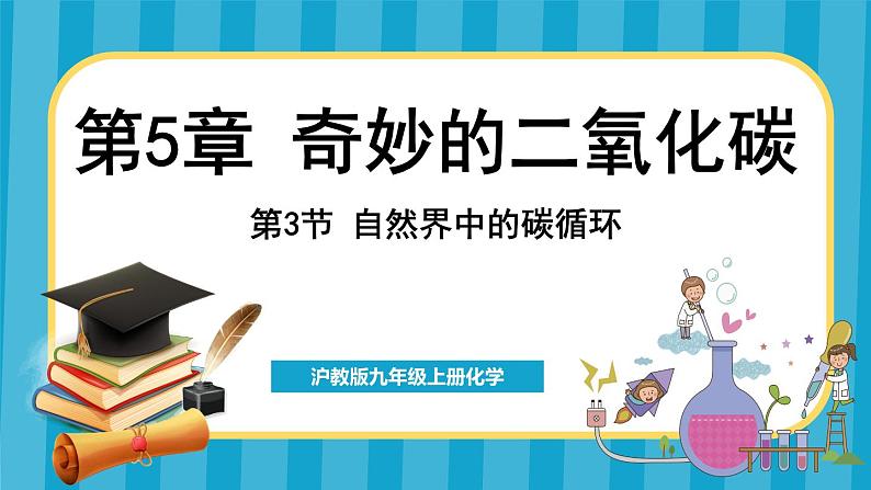 5.3 自然界中的碳循环(课件)---2024-2025学年九年级化学沪教版(全国)(2024)上册01